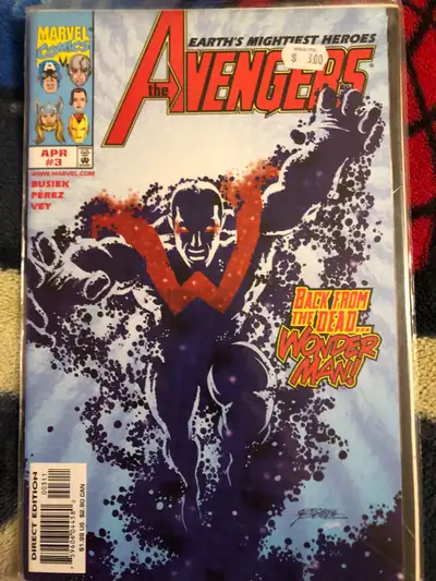 Marvel Comics George Perez AVENGERS Vol 3 #3 Wonder Man Cover NM, View more