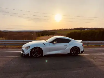 19x9 5x112 19x10 5x112 Stock offset. With Tires only. Two tone rims. These are forged wheels not cas...