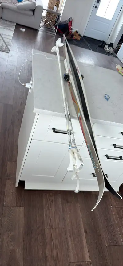  CRoss country skis and poles 210cm waxless , View more