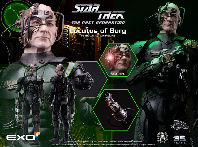 Star Trek Locutus of Borg 1/6 Scale Action Figure by EXO 6 dans Jouets et jeux  à Ville de Montréal