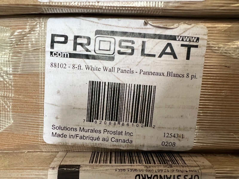 Proslat Slat Wall 7 Boxes 32 Square Feet Brand New Sealed Outdoor Tools & Storage City of