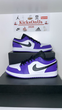 Air Jordan 1 Low Court purple size 10 Men’s 