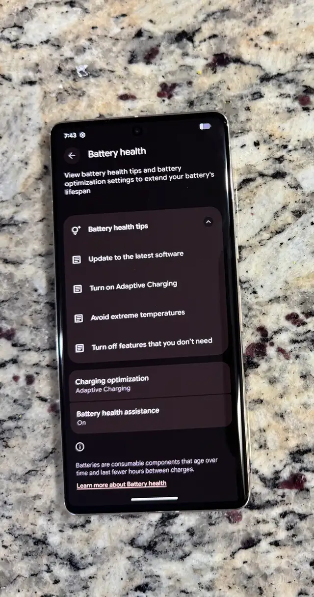 Google Pixel 7Pro 128 GB - Shattered Back65192924947073123