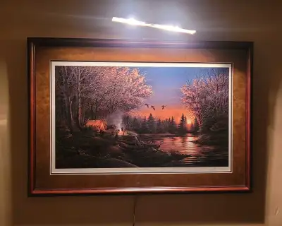 Beautiful limited edition Terry Redlin print with certificate of authenticity. Hand signed in pencil...
