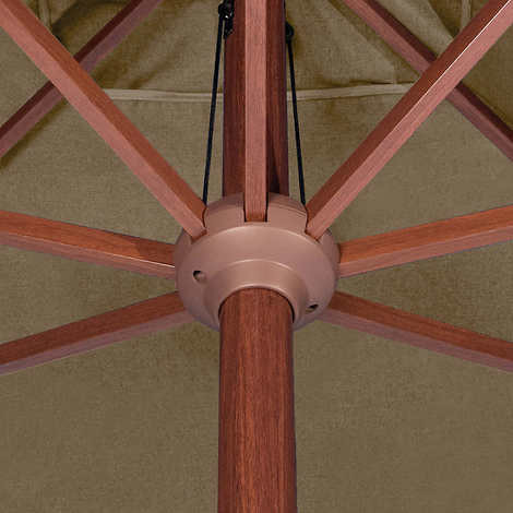 10 Foot Square Market Umbrella in Patio & Garden Furniture in Gatineau - Image 3