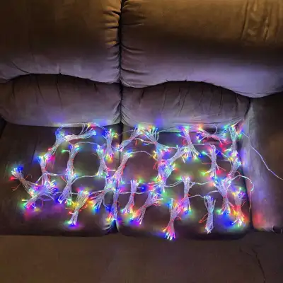 LED Twinkle Curtain Lights Multi-Colour, View more