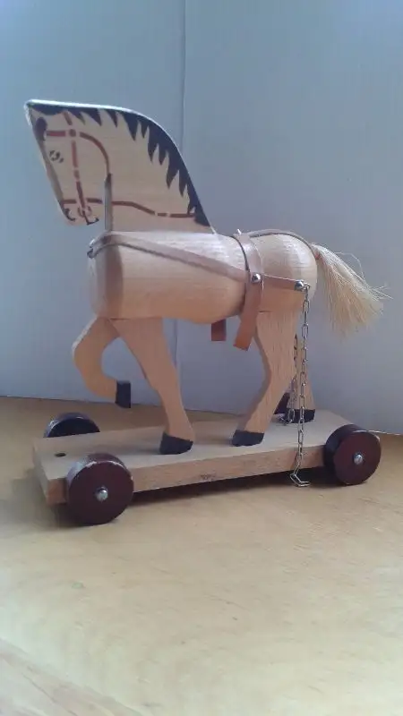 RARE German Wooden Horses and Carriage vintage in Toys & Games in City of Toronto - Image 5