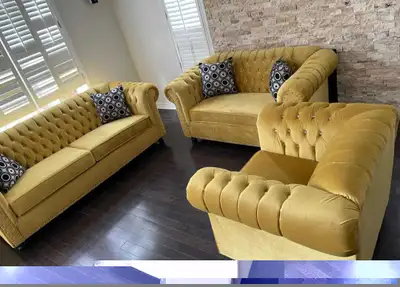 CANADIAN MADE SOFA AND LOVE SEAT BRAND NEW , View more
