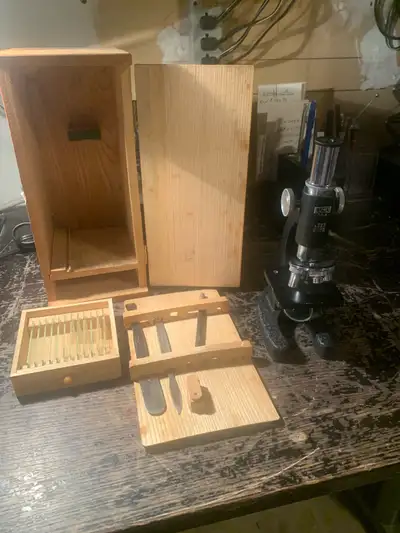 Vintage Microscope, View more