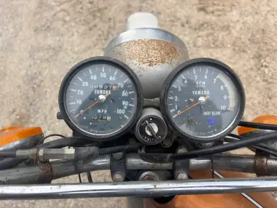 1974 DT250A 100% original Unrestored/Untouched All parts and pieces are original to the motorcycle!...