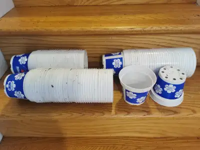 Lots of Small Strong garden Pots, 20 pots for $2, View more