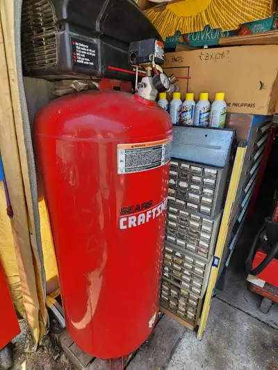 Sears Craftsman 6HP 60 Gal.Twin Cylinder Upright Air Compressor, View more