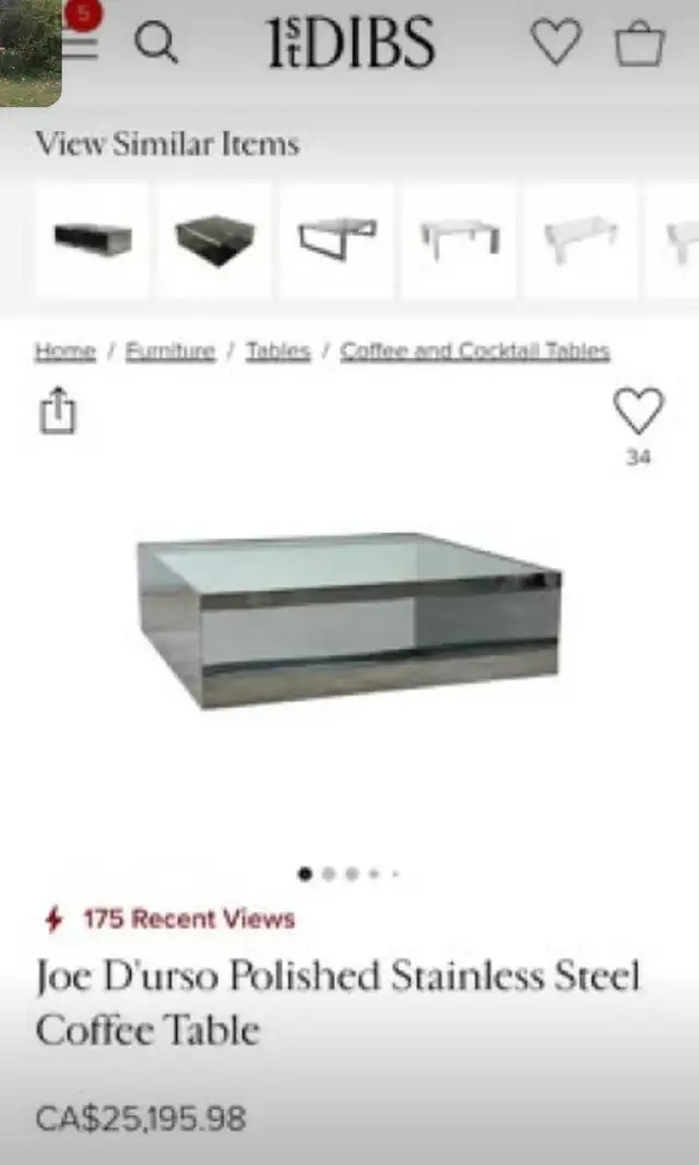 Joe D'Urso vintage Knoll table in Coffee Tables in City of Toronto - Image 9