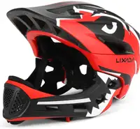 Lixada Kids Bike Helmet Adjustable Detachable Full Face Helmet f