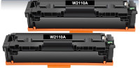 206A (W2110A) Black toner cartridge - 2 pc