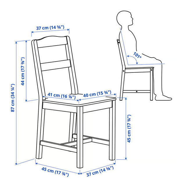 IKEA HÄGERNÄS dining table & chairs. in Dining Tables & Sets in City of Montréal - Image 4