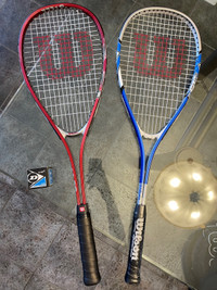 *NEW* Wilson X 1 and X Hyper Team 500 Squash Rackets