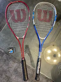 *NEW* Wilson X 1 and X Hyper Team 500 Squash Rackets