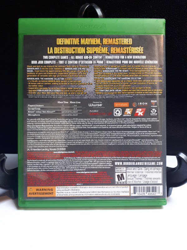 Borderlands The Handsome Collection Microsoft Xbox One 2015 in XBOX One in Windsor Region - Image 2