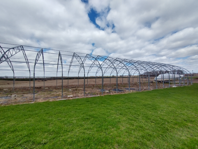 30' x 204' x 16.8' tall. Commercial quality greenhouse. 3 years old, excellent shape. You disassembl...