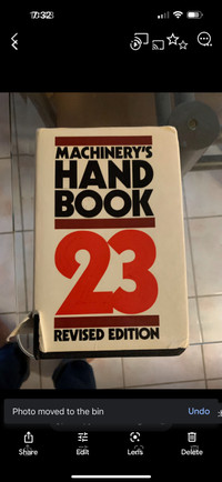 Machinery handbook 23 edition 