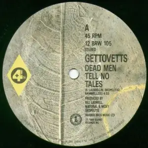 Gettovetts 1988 12 inch EP vinyl Dead Men Tell No Tales record in CDs, DVDs & Blu-ray in Markham / York Region - Image 3