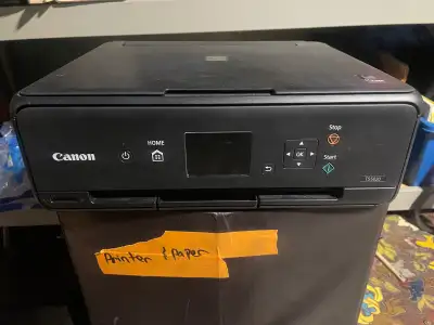 Canon TS5020 complete with brand new paper, View more
