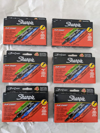 Sharpie Flip Chart Markers Assorted Colours Bullet Tip 4/PK = $4