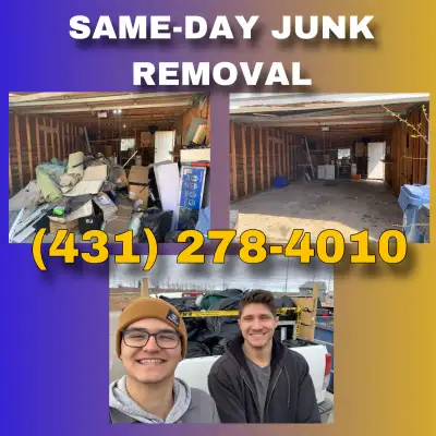 Same-Day Junk Removal in Winnipeg!, View more