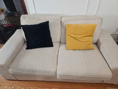 Moving sale Ikea Kivik loveseat with pillows