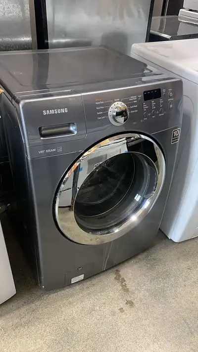 Samsung 3.6 Cu. Ft. Front Load Washer – Stainless Steel – Used, View more