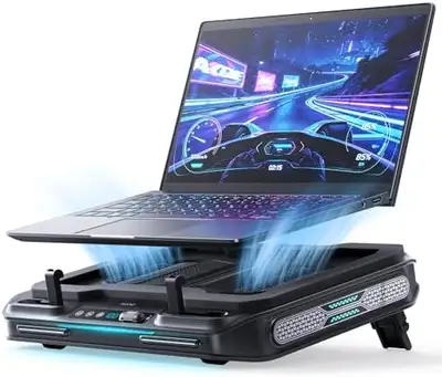 NEW Laptop Cooling Pad, Gaming Laptop Cooler RGB Laptop Fan, View more