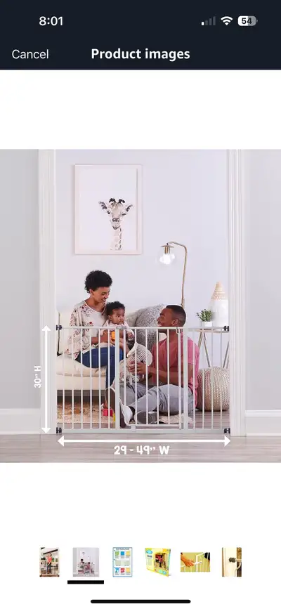 Keep your little one safe and secure with this Evenflo gate, perfect for doorways or stairs with a w...