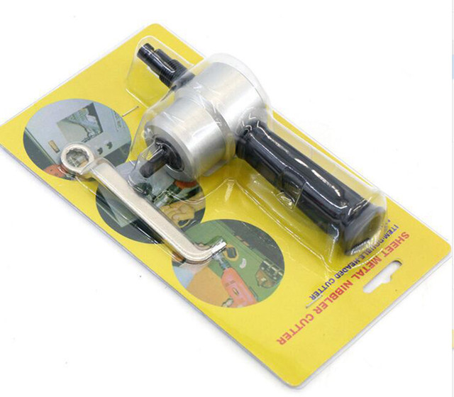 Double Head Cutter Sheet Metal Nibbler Cutter Power Drill Attach in Power Tools in Burnaby/New Westminster - Image 2