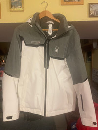 Spyder Mens M winter ski jacket with hood