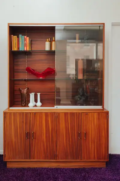 Mid-Century Teak Display Cabinet & Sideboard, View more