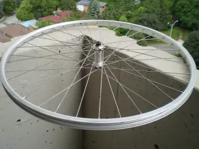 FRONT bicycle wheels, 12in, 24in, 26in, 27in and 700c, View more