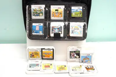Authentic Nintendo 3DS + DS video game cartridges – Lot of 15, View more