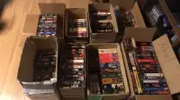 Big lot of VHS tapes