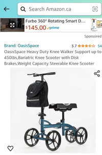 Oasis Space heavy-duty knee walker.  Brand new in box.