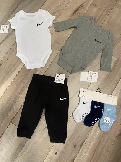 New infant 3/6 months nike clothes, View more