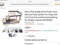PENN-PLAX Dog/Cat Bunk Bed