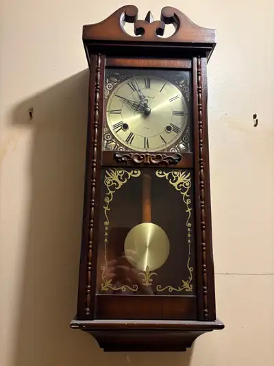 Meridyne: 31 Day Pendulum Chiming Wall Clock, View more