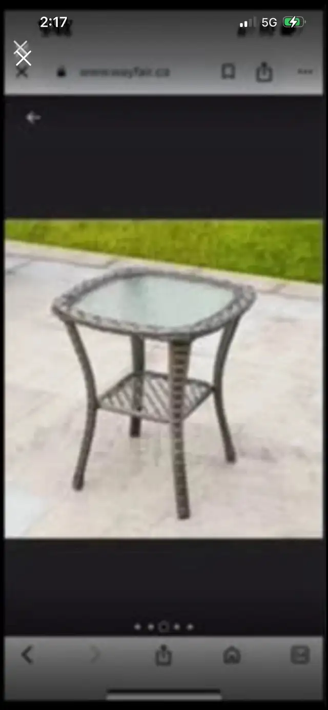 New Wicker Swivel Chair and Table  in Chairs & Recliners in Mississauga / Peel Region - Image 4