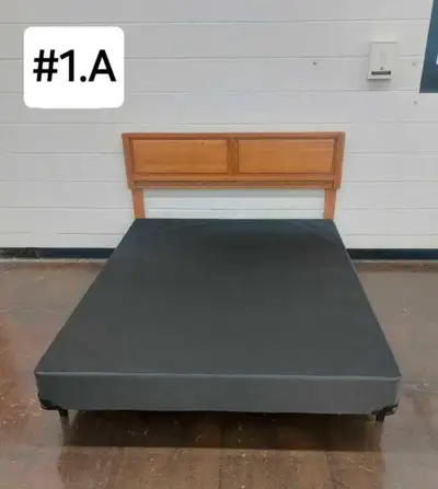 I am selling used King, Queen, Double (Full) and Twin (Single) size bed frames. ITEMS AND SETS: #1.A...