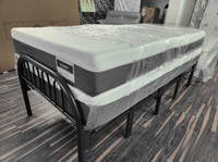 Brand new single mattress memory foam cooling pad. With zipper c