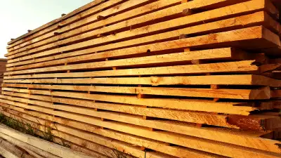 Custom sawn Hemlock lumber, View more