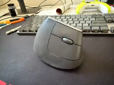 Logitech MX Vertical Wireless Mouse – Ergonomic Design, View more