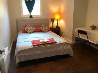 SPACIOUS BEDROOM FULLY FURNISHED AVAIL. FR JUL 1ST  IN DOWNTOWN