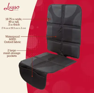 --Versatile Car Seat Protector: Cover and protect car seats against wear and tear with these car sea...